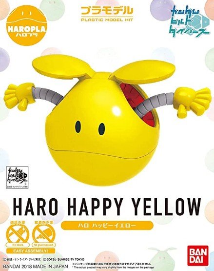 Bandai 5060381 - Haro Happy Yellow Haropla 006