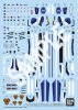 Bandai 5074312 - HG 1/100 VF-25G Messiah Valkyrie Michael Custom Water Decals