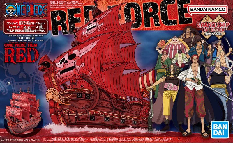 Bandai 5064024 - Red Force One Piece Film Red ver. (One Piece Grand Ship Collection)