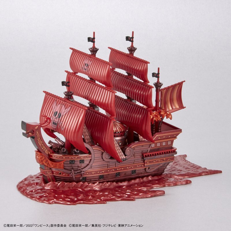 Figurines à assembler One Piece : Bateau Red Force - 15 cm