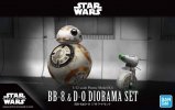 Bandai 5058226 - 1/12 BB-8 & D-O Diorama Set Star Wars The Rise of Skywalker
