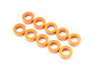 Destiny DES-D10095 3x5.5x1.0mm Aluminum Spacer (Orange), 10 pcs