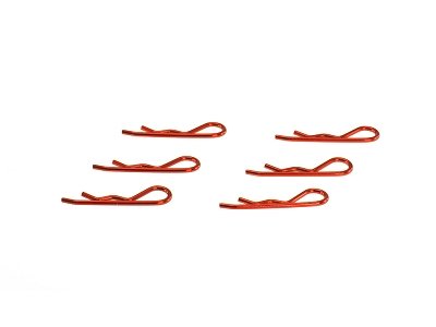 EDS 304007 - Body Clip 1/8 - Metallic Red (6)