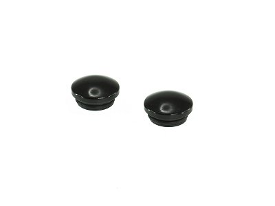 EDS 199023 - 22mm Aluminum End Cap - Black (2)