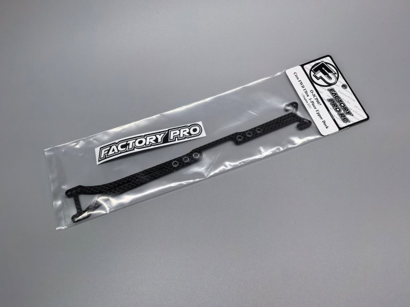 Factory Pro FP-O-3CP007 Option One-piece Upper Deck - Graphite 2.0 (for 3racing Cero FWD Ultra)
