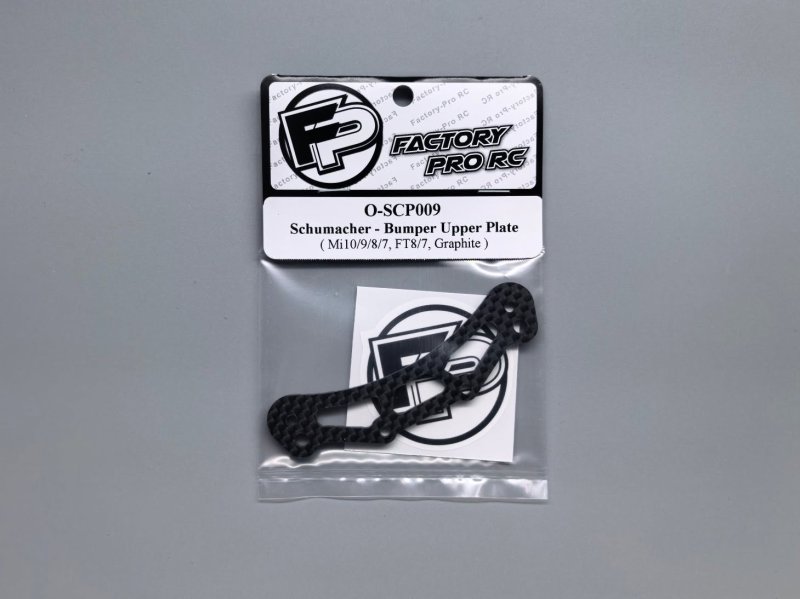 Factory Pro FP-O-SCP009 Schumacher Mi9/Mi8 Bumper Upper Plate - Graphite