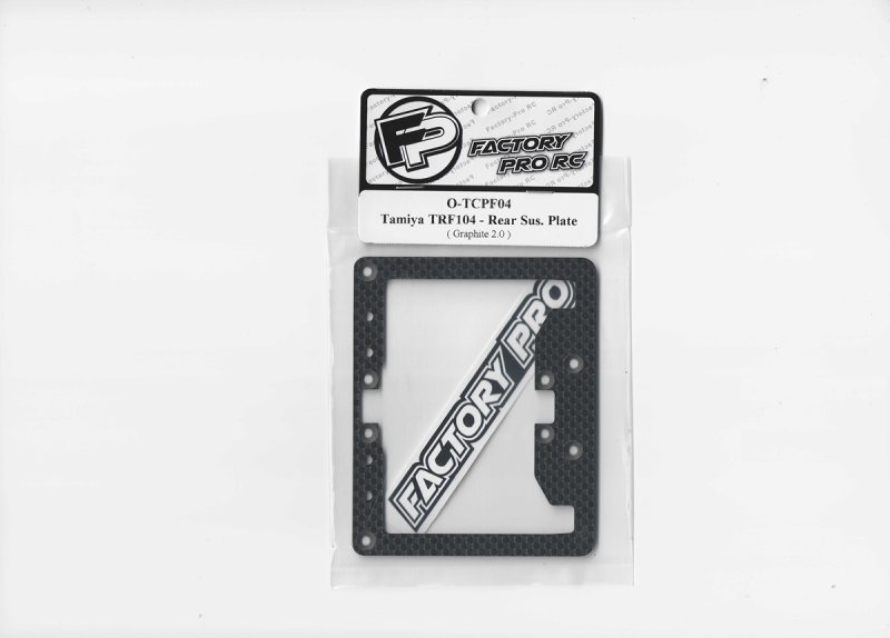 Factory Pro FP-O-TCPF04 Tamiya TRF104 - Rear Sus. Plate - Graphite 2.0