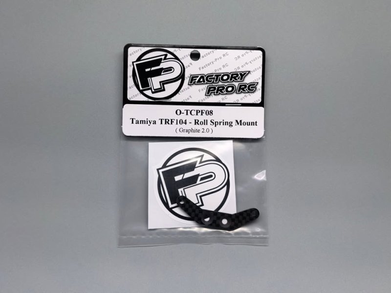 Factory Pro FP-O-TCPF08 Tamiya TRF104 - Roll Spring Mount - Graphite 2.0