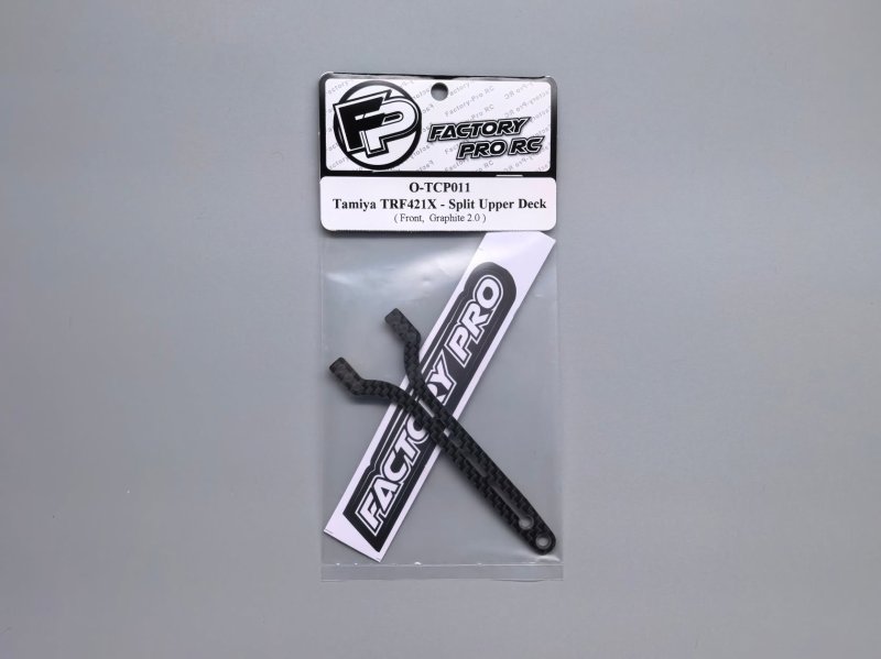 Factory Pro FP-O-TCP011 Tamiya TRF421X - Split Upper Deck Front - Graphite 2mm