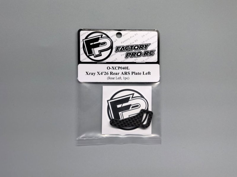 Factory Pro FP-O-XCP040L Xray X4\'26 Rear ARS Plate Left - Graphite