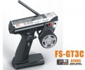 Flysky FS-GT3C 2.4GHz 3Ch Transmitter w/GR3E RX/3.7v Li-Po/USB Cable wide Display