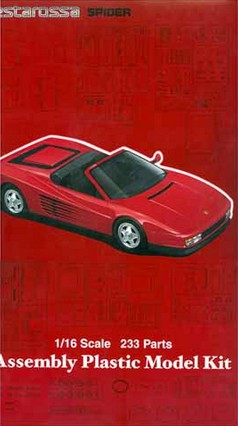 Fujimi 10167 - 1/16 No.12 Ferrari Testarossa Spider