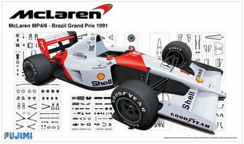 Fujimi 09169 - 1/20 GP-53 McLaren MP4/6 1991 Brazil GP