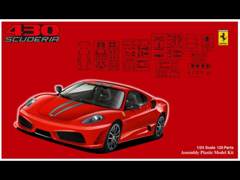 Fujimi 12336 - RS-55 1/24 Ferrari F430 Scuderia