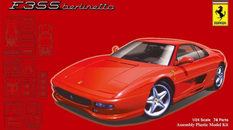 Fujimi 12630 - 1/24 RS-106 Ferrari F355 Berlinetta 126302