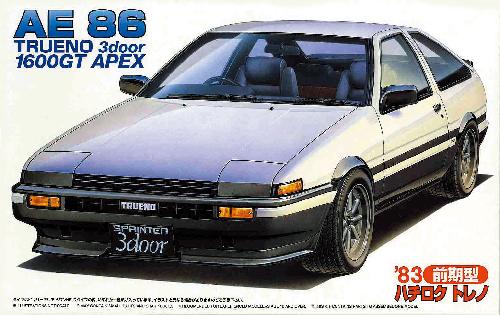 Fujimi 34409 - 1/24 ID-52 Toyota AE86 Trueno Early Version 1983 (Model Car)