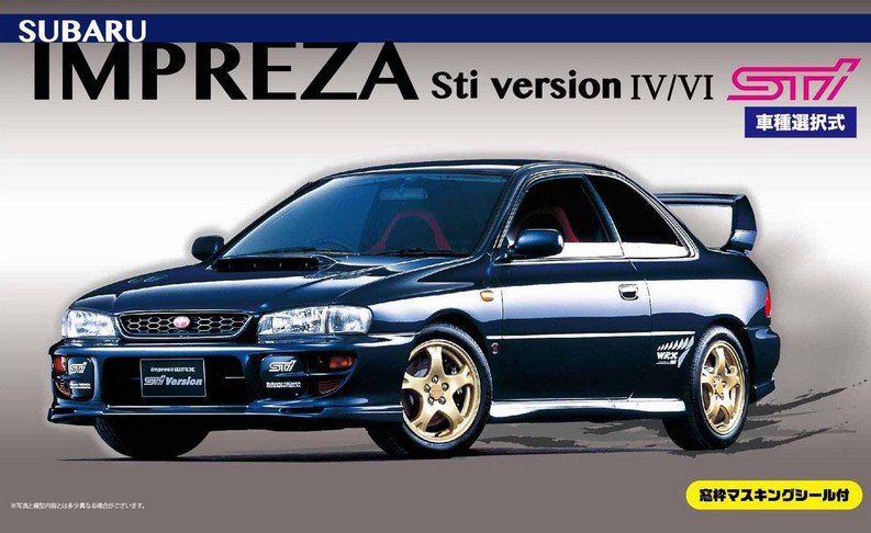 03939 Fujimi 1/24 ID99 Subaru Impreza WRX Type R Sti