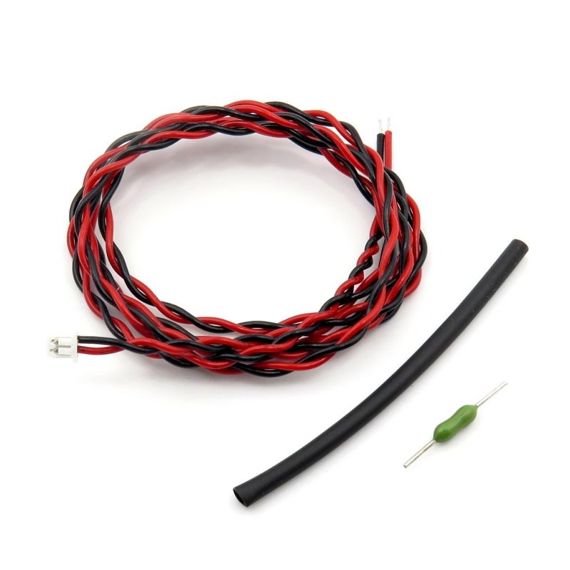 FUTABA CA-RVIN-700 EXTERNAL VOLTAGE SENSING CABLE 70CM W/FUSE MAX 70V # EBB0141