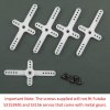 FUTABA D5MM SERVO HORN Y CROSS-ARM 5PCS FOR S3103/S3107/3153/3156/3157 EBS0165