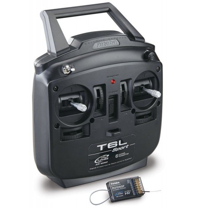 Futaba 6L Sport 6-Channel Air System Transmitter 2.4GHz with R3106GF Receiver (Mode 2)