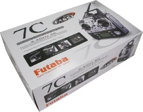 Futaba 7CHP 2.4G w/R617FS/Mode 1 (w/o NR-4RB)