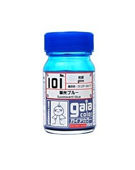 Gaianotes 101 Fluorescent Blue Gloss 15ml 4Pcs Set