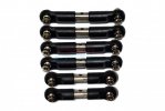 ARRMA VENDETTA 4X4 3S BLX Stainless Steel Adjustable Tie Rods - 6pc set - GPM MAVE160S