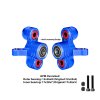 ARRMA KRATON 8S BLX MONSTER 6061-t6 Alloy Front Steering Knuckles (Larger Bearings) - GPM MAKX021/V1