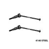 ARRMA Mini Kraton 3S 4140 Steel Front / Rear CVD Drive Shafts 71mm - GPM MAKM071F/RS
