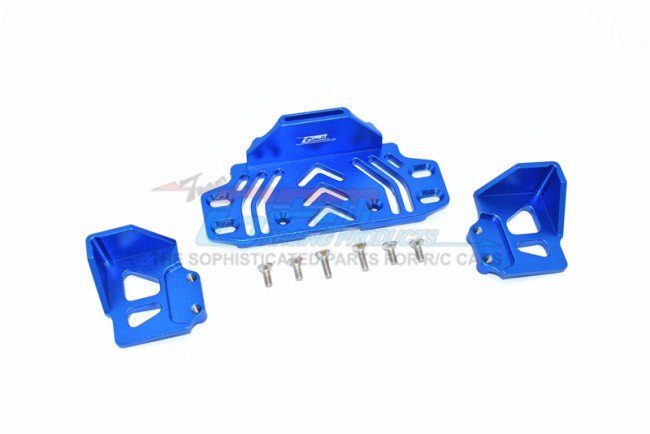 AXIAL Racing SCX10 III JEEP WRANGLER Aluminium Rear Battery Holder - 9pc set - GPM SCX30126R