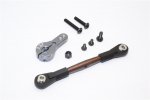 Axial Racing Yeti XL Spring Steel Anti-thread Tie Rod With Aluminium Servo Horn For 23T Spline Output Shaft - 1set - GPM YTL16023