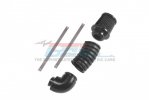 TRAXXAS TRX4 TRAIL CRAWLER V8 6.2l Ls3 Engine Intake Air Filter Pipe (Single Pipe) - 5pc set - GPM TRX4ZSP56B