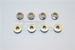 Aluminium 5mm Flanged Lock Nuts-8pcs - GPM LN5L