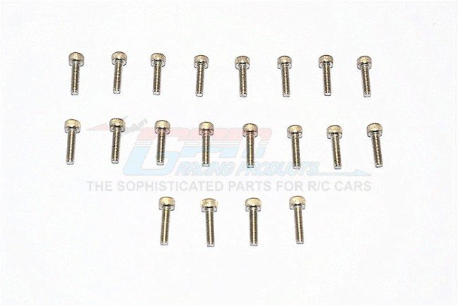 SUS304 Stainless Steel Cap Head Socket Screws M2.5x40mm - 20pcs - GPM SUS2.5X4