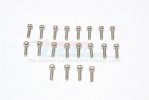 SUS304 Stainless Steel Cap Head Socket Screws M3x8mm - 20pcs - GPM SUS3X8