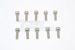 SUS304 Stainless Steel Cap Head Socket Screws M4x55mm - 10pcs - GPM SUS4X55