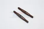 Tie Rods Spring Steel 4mm Clockwise ise And Anticlockwise Turnbuckles (Total LenGTh 45mm.both Sides Thread 9mm.body 27mm) - 1PR - GPM T445TL9S