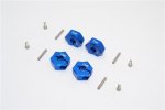 Aluminium Wheel Hex Adapter 14mmx7mm - 4pcs set - GPM HEX1407