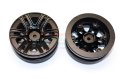 alt="Aluminum 6 Spokes 1.9'' Wheels With Plastic Wheel Frame - 2pc Set - GPM PW1906BK/2" title="Aluminum 6 Spokes 1.9'' Wheels With Plastic Wheel Frame - 2pc Set - GPM PW1906BK/2"