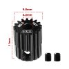 40Cr Steel Motor Gear 18T ( Module:0.5mm, Motor Tooth Diameter:2.2mm) - GPM MG218T/0.5M