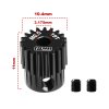 40Cr Steel Motor Gear 19T ( Module:0.5mm, Motor Tooth Diameter:3.175mm) - GPM MG319T/0.5M