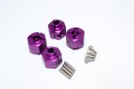 HPI Crawler King Aluminium Hex Adapter (12x8mm)-4pcs set - GPM CK010/12X8MM