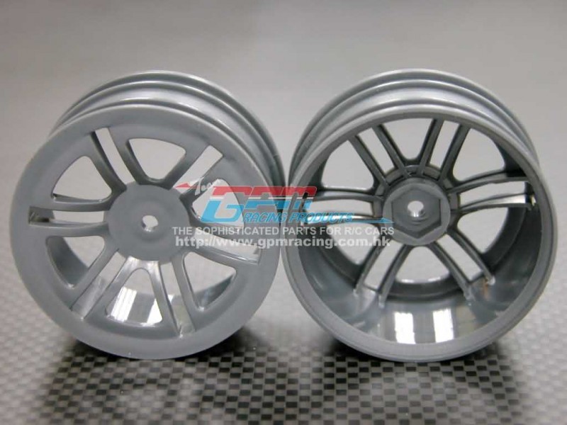 Kyosho Mini Inferno Plastic Front/Rear Sinkage Rims (6 Vacuum) - 1pr - GPM PMIF0612F/R