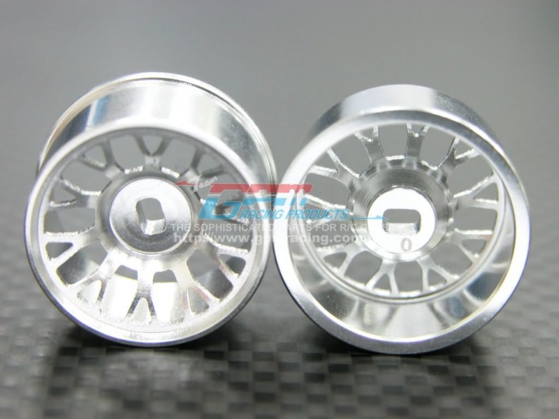 Mini-z AWD Alloy Rear Wide Sinkage BBS Rims (10p, 0mm Off set , Width 11mm) - 1pr - GPM MZA009RW/0