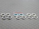 Kyosho Mini-Z AWD Alloy Shims Use For Knuckle Arm (Thick 0.5mm & 0.75mm & 1mm) - 12pcs set - GPM MZA05751