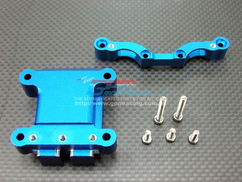 Tamiya TT01 Alloy Front Damper Plate With Gear Box & Screws - GPM TT028