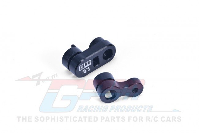 Aluminum 7075-T6 Brake Caliper Servo Arm Set For LOSI 1:4 Promoto-MX RC Motorcycle | Upgrade Part (Black, 20T) - View #9