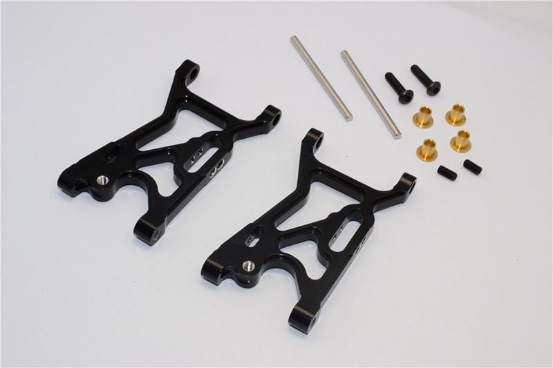 Braccio Di Sospensione Anteriore In Alluminio Per Losi 1/18 Mini-T 2.0 / Mini-B - Argento - Fori Multipli Regolabili - 5