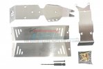 TRAXXAS E-REVO VXL Stainless Steel Skid Plates For Front, Center, Rear Chassis - 24pc set - GPM ERZSP1