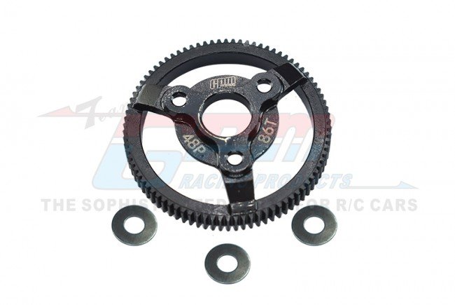 TRAXXAS FORD F-150 SVT RAPTOR OBA Carbon Steel Spur Gear(86T) - 4pc set - GPM SSLA2W086T